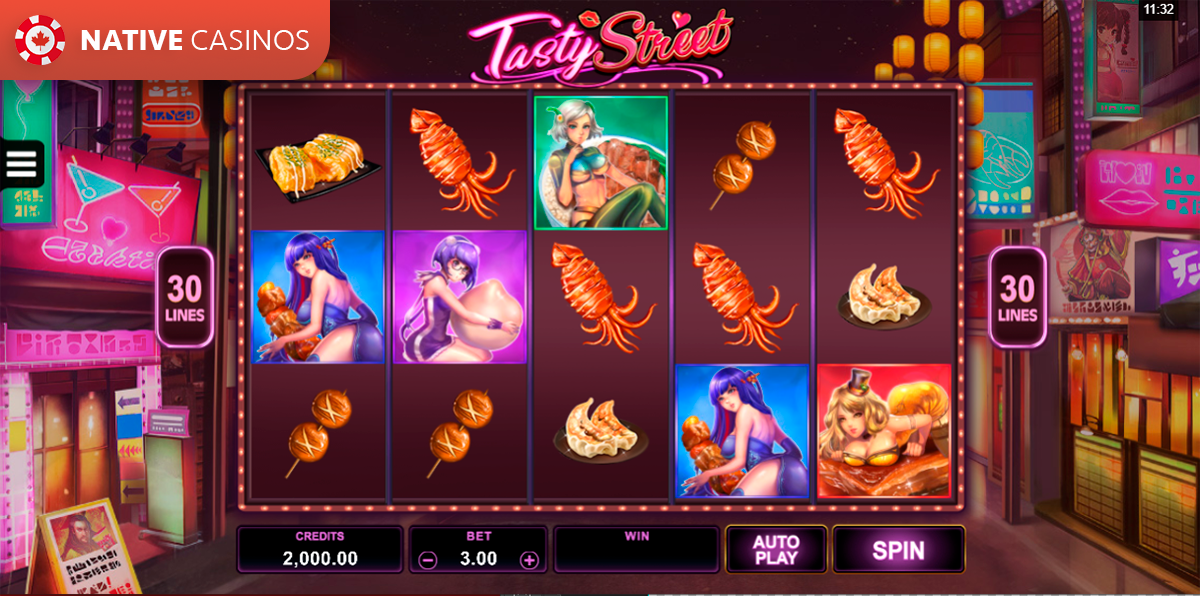 Play Tasty Street by Microgaming