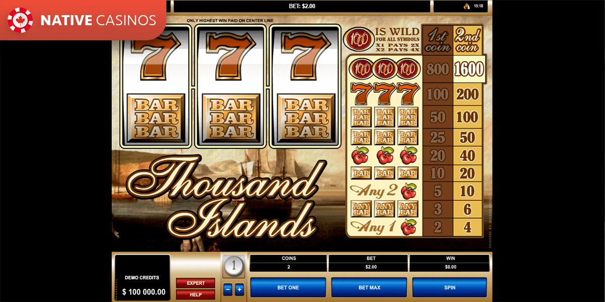 Play Thousand Islands by Microgaming