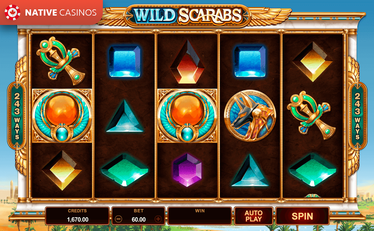 Play Wild Scarabs by Microgaming